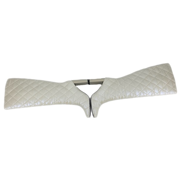 Aldo White Snowpuff Quilted Heeled Boots - Picture 3 of 10